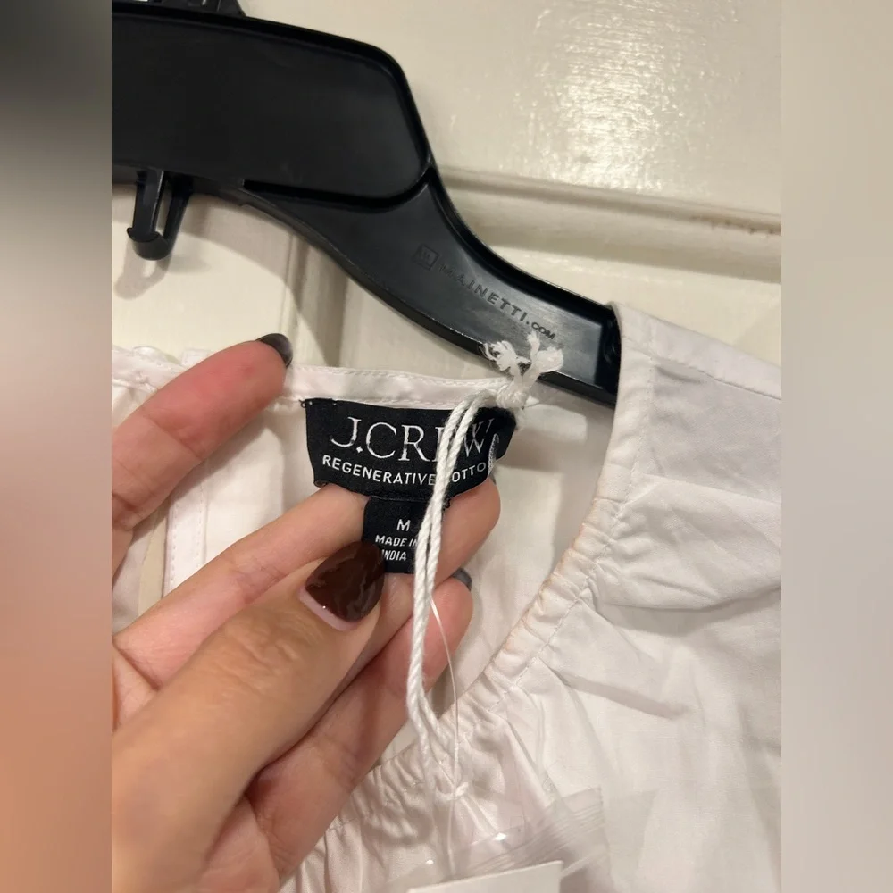 J.Crew Hyacinth top in cotton poplin - Picture 3 of 10